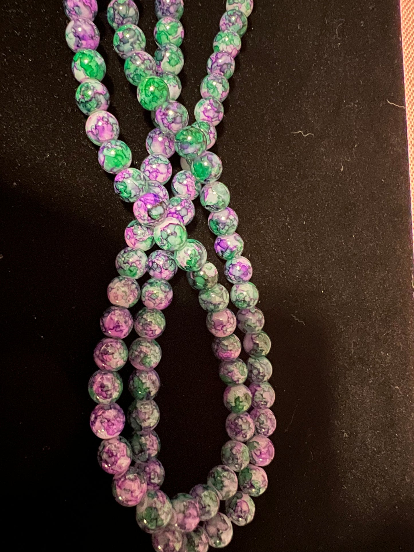 8mm Glass Beads (Various Colors)